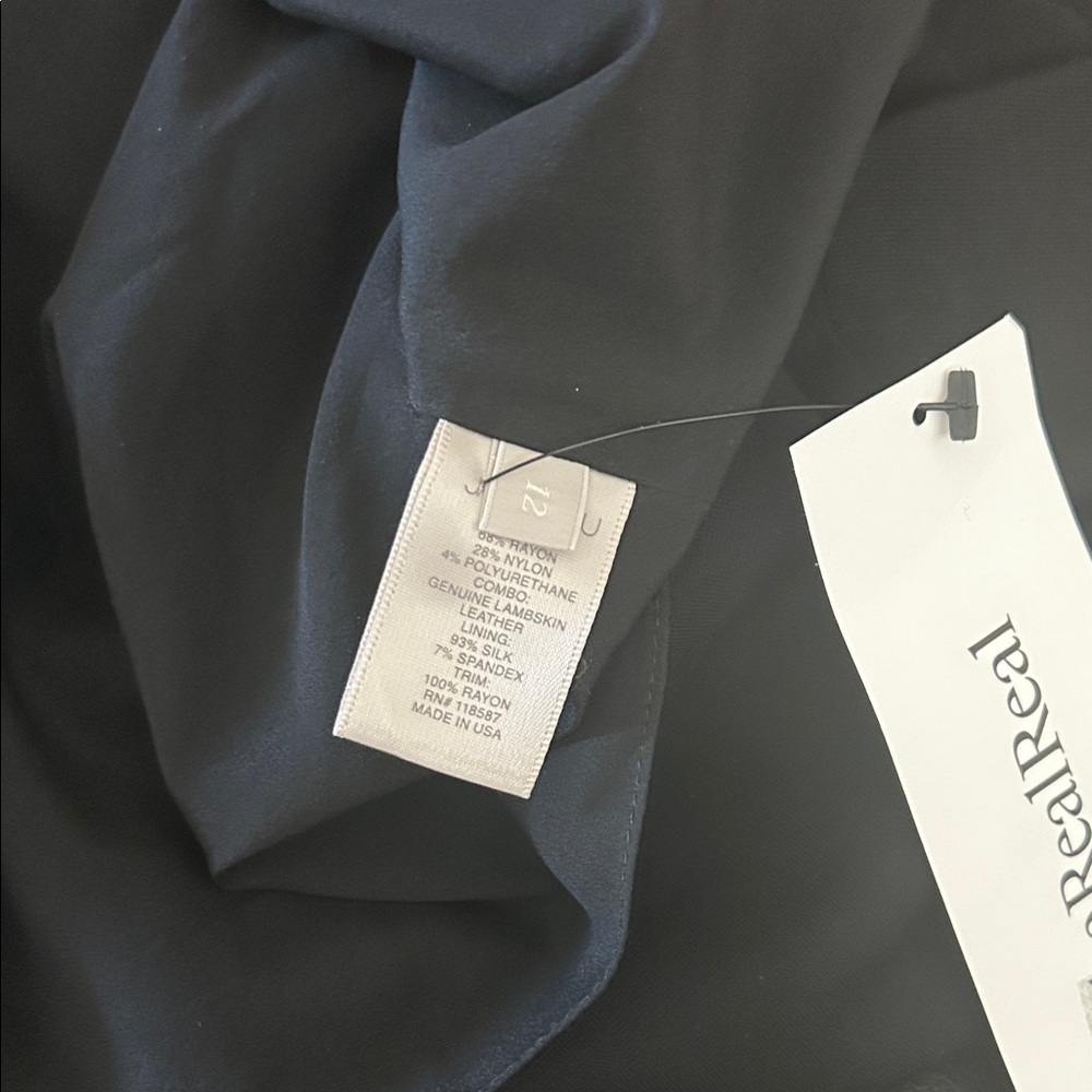 Jason Wu Elegant Black Short Sleeve  Fit and Flare Midi Dress **Size 12** 🌺🌺 - Picture 7 of 7